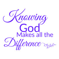 Knowing God Makes All The Difference Humor Men's T-shirt Pajama Set | Artistshot