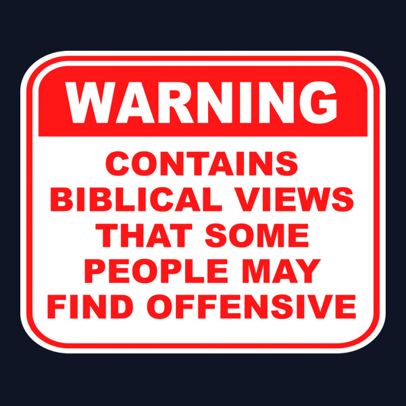 Warning Contains Biblical Views That Some People M Printed hat by fathiyharebd | Artistshot