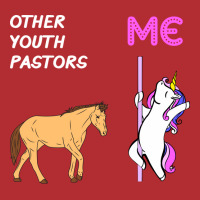 Youth Pastor Unicorn Horse Design Ladies Fitted T-shirt | Artistshot