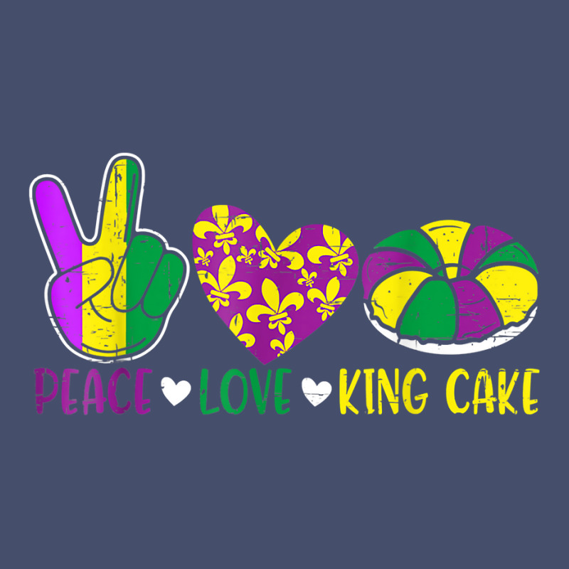 Peace Love King Cake Funny Mardi Gras Festival Par Vintage Short | Artistshot