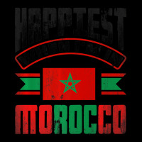 Morocco Moroccan Morocco Flag Happiest When Im In Zipper Hoodie | Artistshot