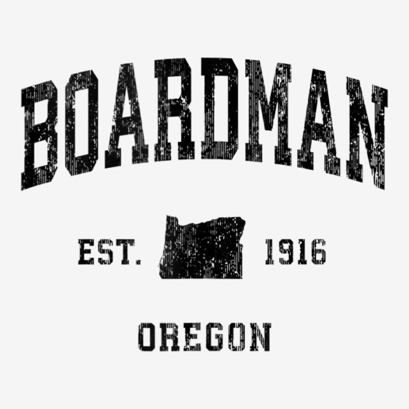 Boardman Oregon Or Vintage Athletic Black Sports D Adjustable Cap by wafaha | Artistshot