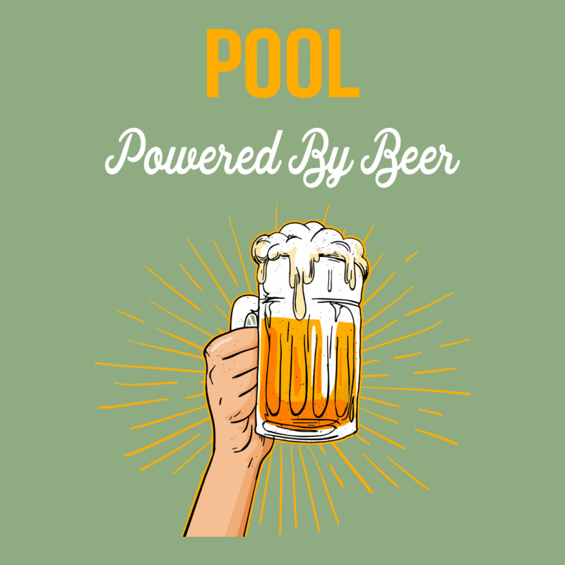 Beer Lover Pool Gift Powered By Beer Graphic T-shirt | Artistshot