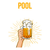 Beer Lover Pool Gift Powered By Beer V-neck Tee | Artistshot