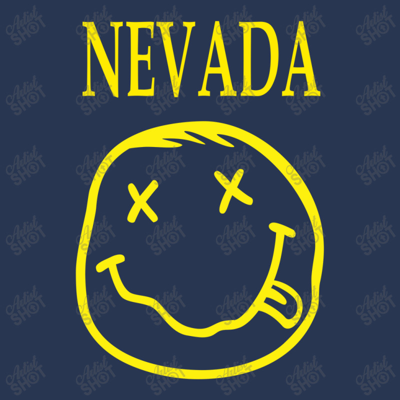 Smile Face Nevada Funny Men Denim Jacket | Artistshot