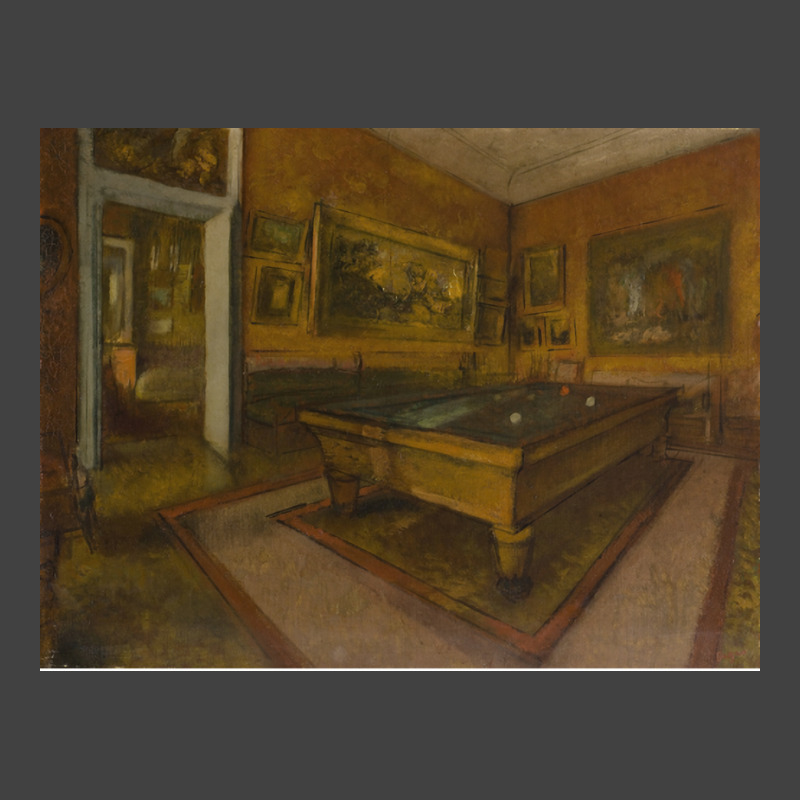 Billiard Room At Menil Hubert Vintage T-shirt | Artistshot