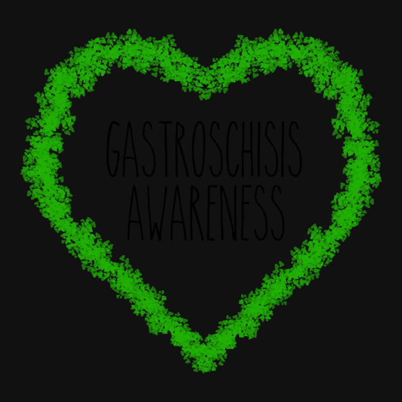 Limited Edition Gastroschisis Awareness Heart Supp Portrait Canvas Print | Artistshot