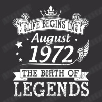 Life Begins In August 1972 The Birth Of Legends 48 Vintage Short | Artistshot