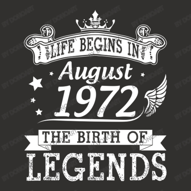 Life Begins In August 1972 The Birth Of Legends 48 Champion Hoodie | Artistshot