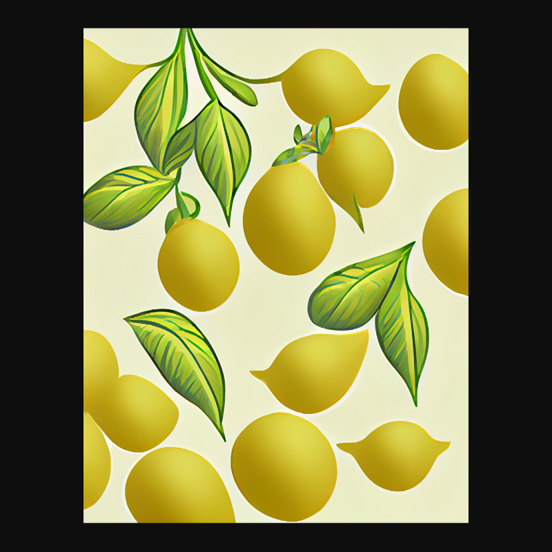 Hot Trend Lemon 2d Clip Art Pattern-1xsjz Crop Top | Artistshot