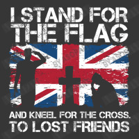 I Stand For The Flag And Kneel For The Cross To Lost Friends Union Jac Toddler Hoodie | Artistshot