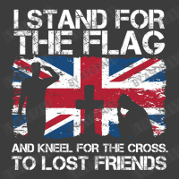 I Stand For The Flag And Kneel For The Cross To Lost Friends Union Jac Men's Polo Shirt | Artistshot