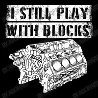 I Still Play With Blocks Funny Mechanic Pun Saying Engine Block Part G Men's Long Sleeve Pajama Set | Artistshot