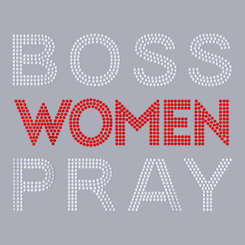 Boss Women Pray Bling Rhinestone Funny Christian F Tank Dress by scrabeck | Artistshot