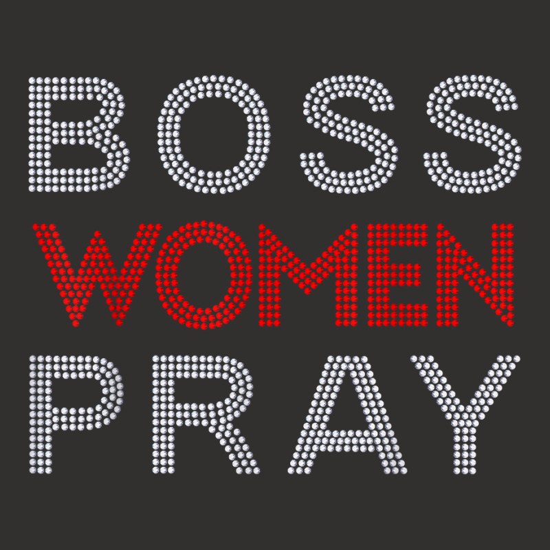 Boss Women Pray Bling Rhinestone Funny Christian F Champion Hoodie by scrabeck | Artistshot