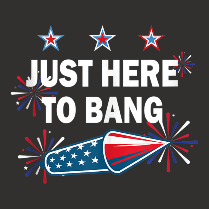 Just Here To Bang Firework 4th Of July Tank Top Champion Hoodie | Artistshot