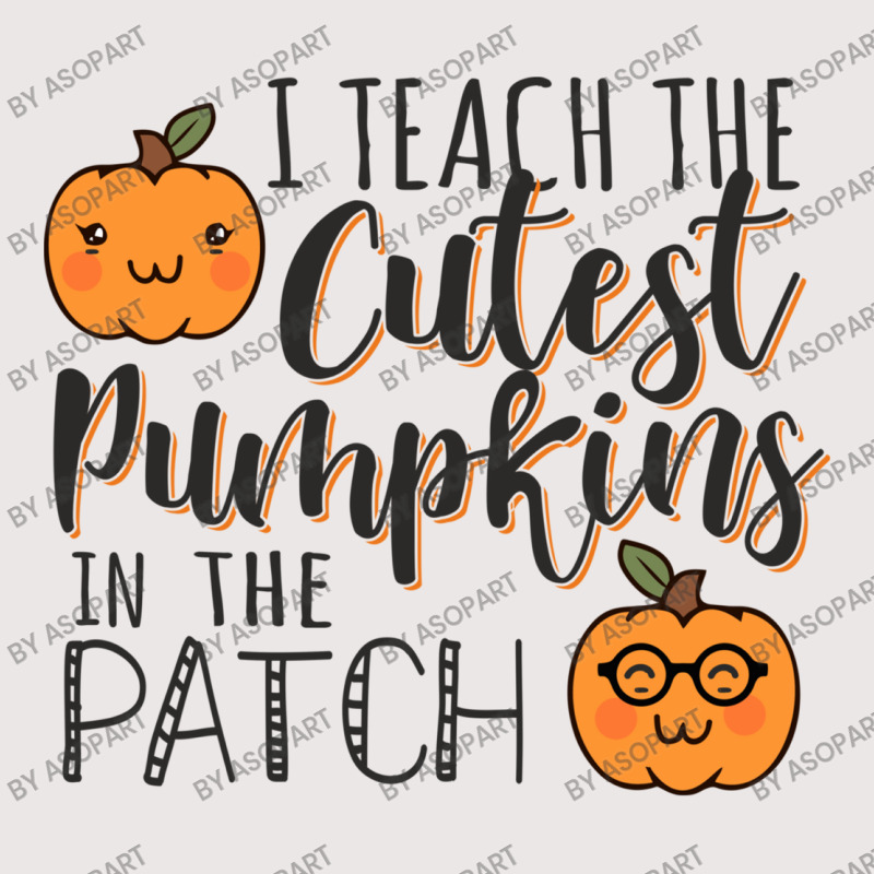 I Teach The Cutest Pumpkins In The Patch Funny Halloween Teacher Costu Pocket T-shirt | Artistshot