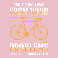 Dont Run Away From Your Problems Cycling Is Much F Adjustable Cap | Artistshot