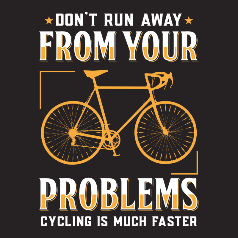 Dont Run Away From Your Problems Cycling Is Much F Vintage Cap by salcikosnja0 | Artistshot