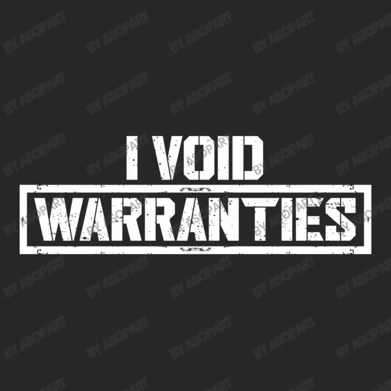 I Void Warranties Funny Mechanic Saying Distressed Text Men's T-shirt Pajama Set by AsopArt | Artistshot