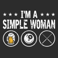 Im A Simple Woman 8 Ball Pool Cue Billiards Exclusive T-shirt | Artistshot