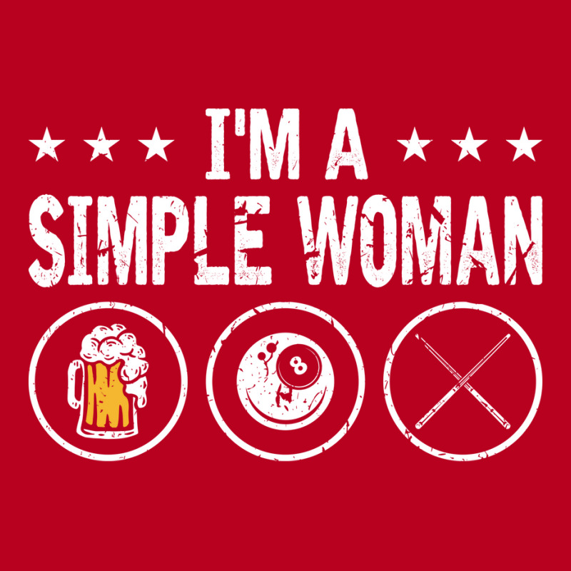 Im A Simple Woman 8 Ball Pool Cue Billiards Classic T-shirt | Artistshot