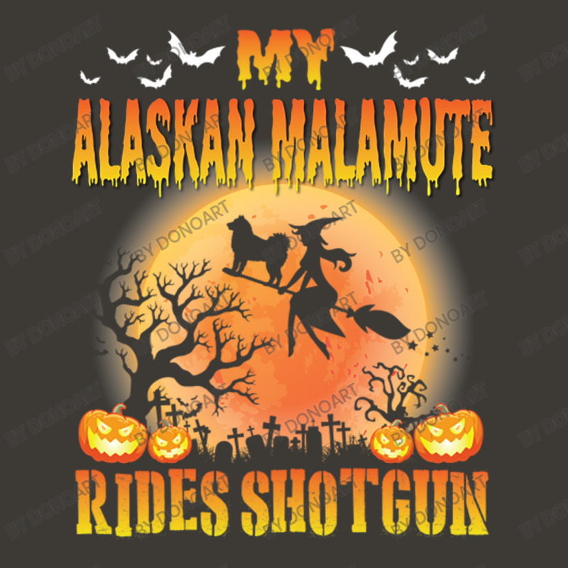 My Alaskan Malamute Dog Rides Shotgun Happy Hallow Bucket Hat | Artistshot