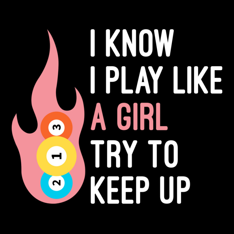 Funny I Know I Play Like A Girl Try To Keep Up, Bi V-neck Tee | Artistshot