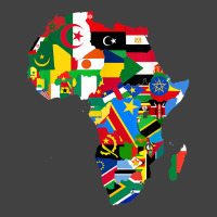 African Pride   Map Of African Continent With Flag Vintage T-shirt | Artistshot