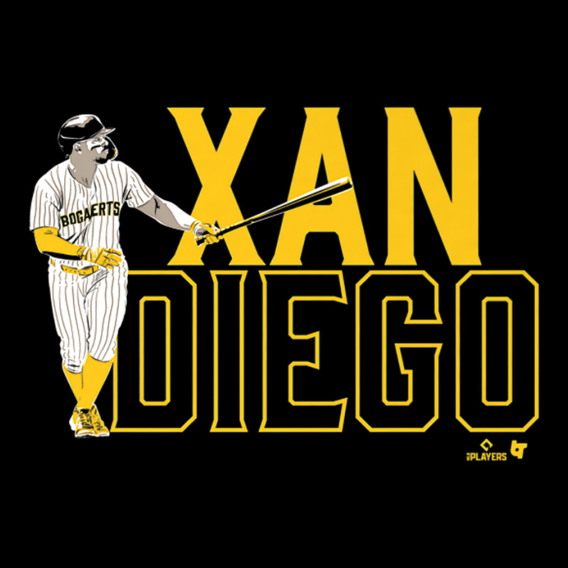 Xander Bogaerts   Xan Diego Swing   San Diego Base Pocket T-Shirt by mheny | Artistshot