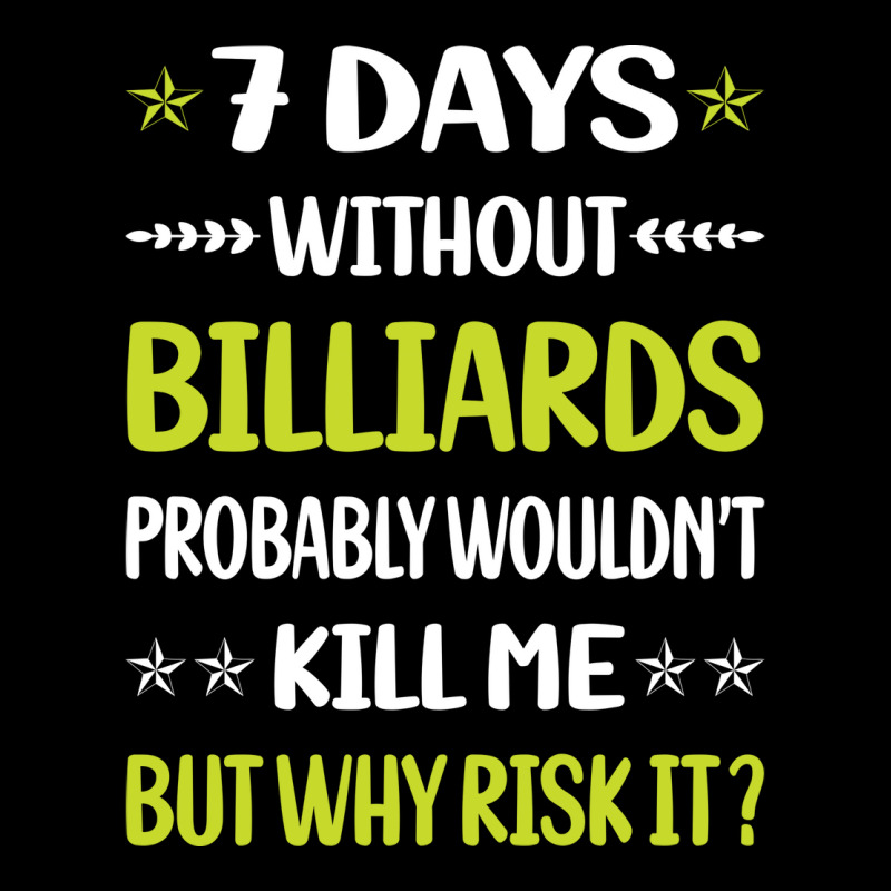 Funny 7 Days Without Billiards Fleece Short | Artistshot