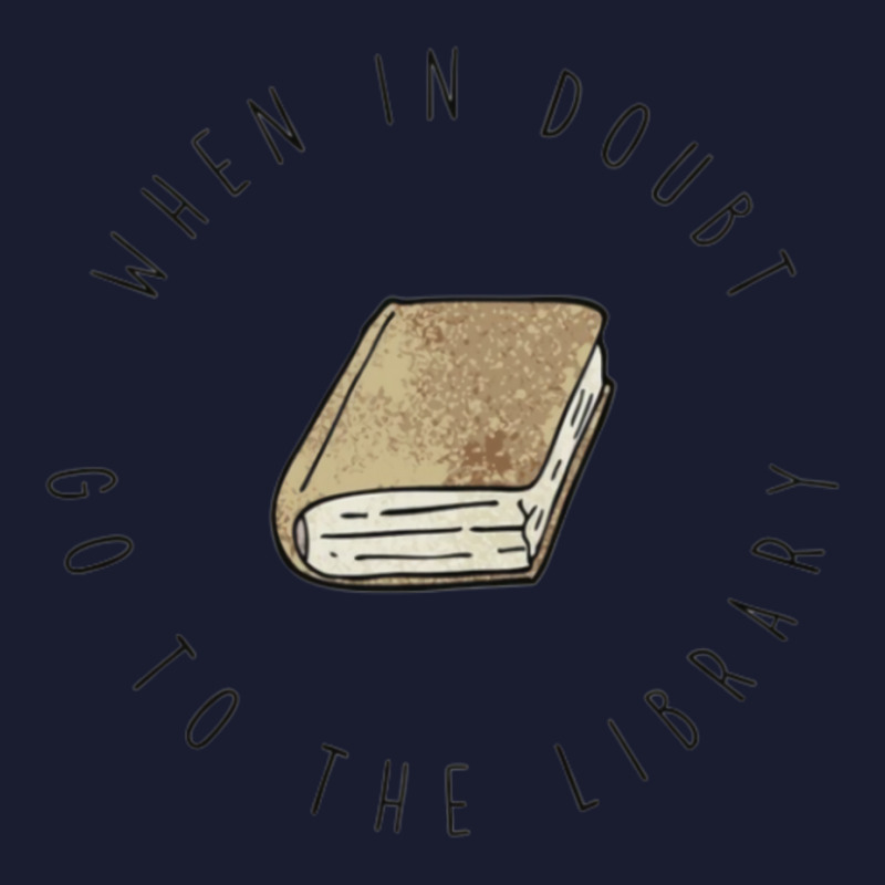 When In Doubt Go To The Library For Books Women's V-Neck T-Shirt by durnabulevr | Artistshot