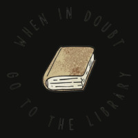 When In Doubt Go To The Library For Books Scorecard Crop Tee | Artistshot