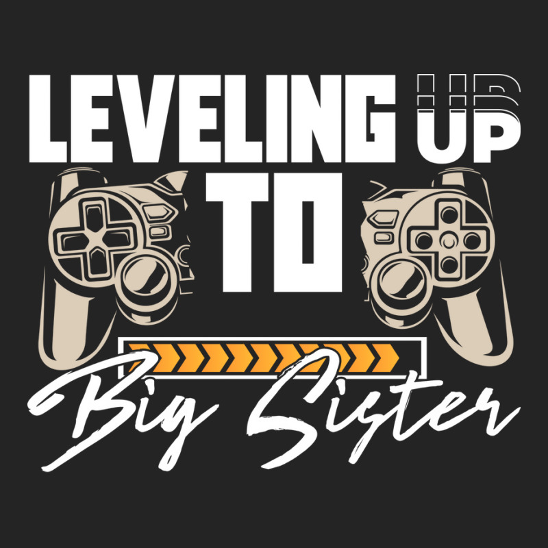 Leveling Up To Big Sister Cute Gamer Kids New Sibl 3/4 Sleeve Shirt | Artistshot