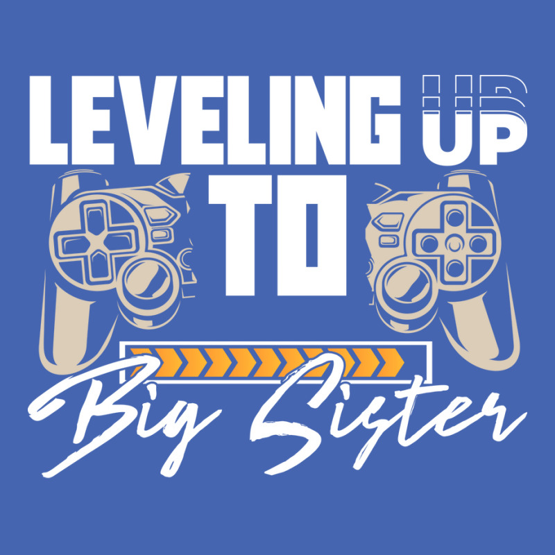 Leveling Up To Big Sister Cute Gamer Kids New Sibl Zipper Hoodie | Artistshot