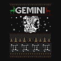 Santa Gemini Christmas Ugly T Shirts Accessory Pouches | Artistshot