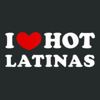 I Love Hot Latinas, I Heart Hot Latinas Women's Triblend Scoop T-shirt | Artistshot