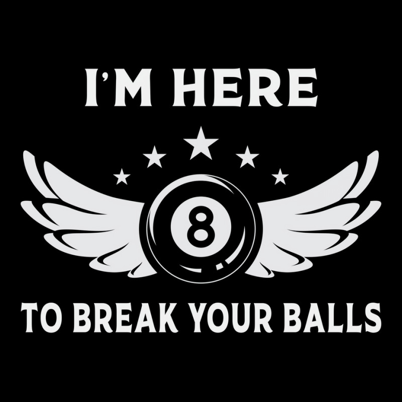 I´m Here To Break Your Balls Billiards Billiard P Fleece Short | Artistshot