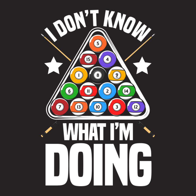 I Don't Know What I'm Doing Funny Pool Billiards Vintage Cap | Artistshot