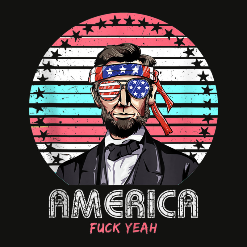 Mens Womens Shirt Lincoln America Fuck Yeah Vintag Scorecard Crop Tee by gabuya | Artistshot