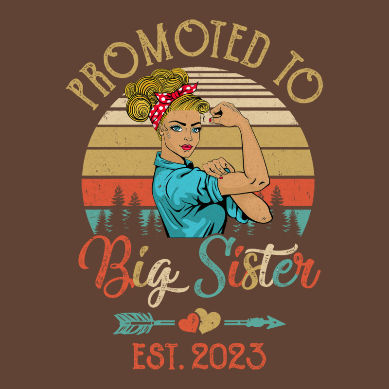 Promoted To Big Sister Est 2023 Retro First Time S T-shirt | Artistshot