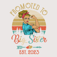 Promoted To Big Sister Est 2023 Retro First Time S Pocket T-shirt | Artistshot