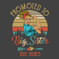 Promoted To Big Sister Est 2023 Retro First Time S Vintage T-shirt | Artistshot