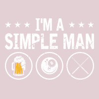 Im A Simple Man 8 Ball Pool Cue Billiards Ladies Fitted T-shirt | Artistshot