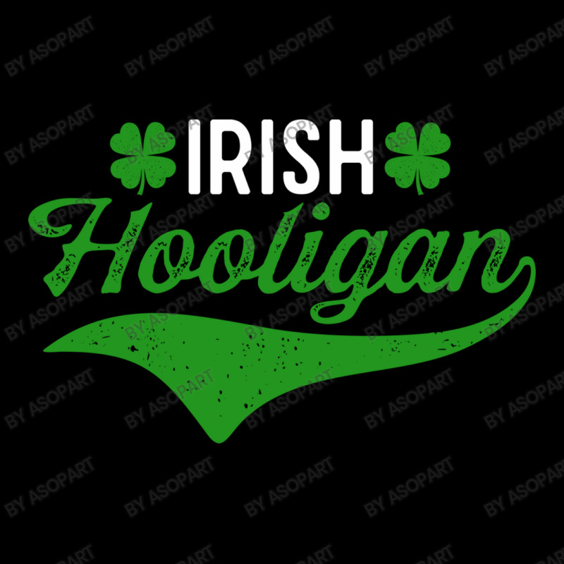 Irish Hooligan Funny St Patricks Day Quotes Sayings Slogan Shamrock Le Womens V Neck T Shirt By 0182