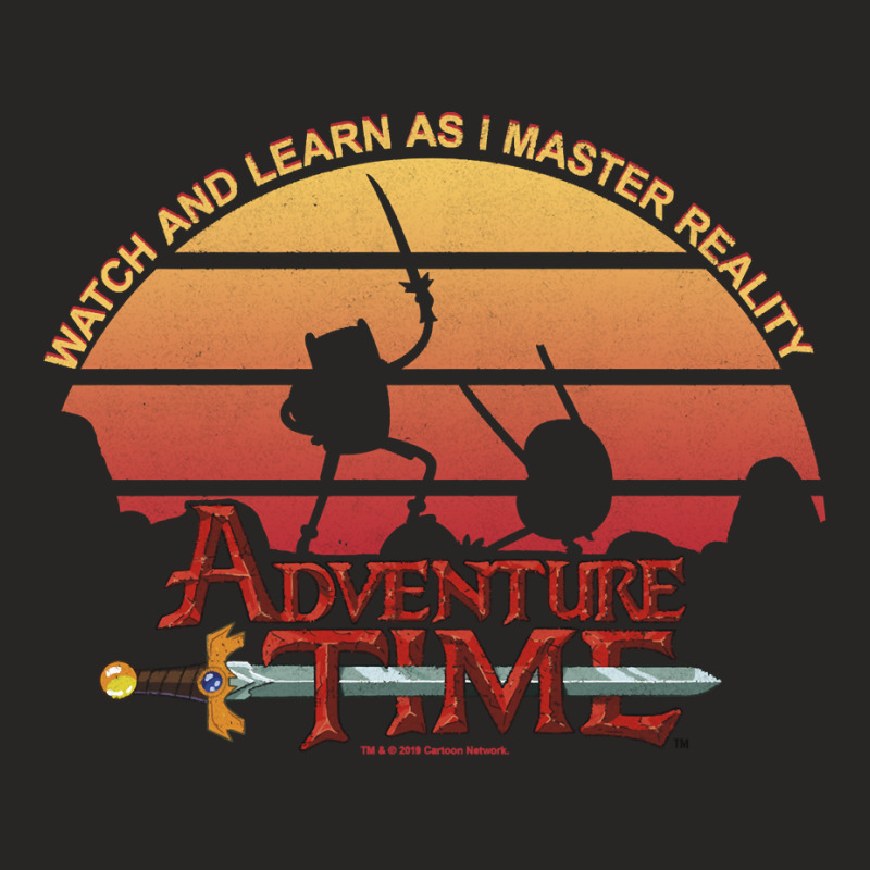 Cn Adventure Time Watch And Learn As I Master Real Ladies Fitted T-Shirt by validokel | Artistshot