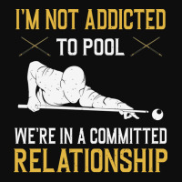 I'm Not Addicted To Pool We're In A Relationship F Crop Top | Artistshot