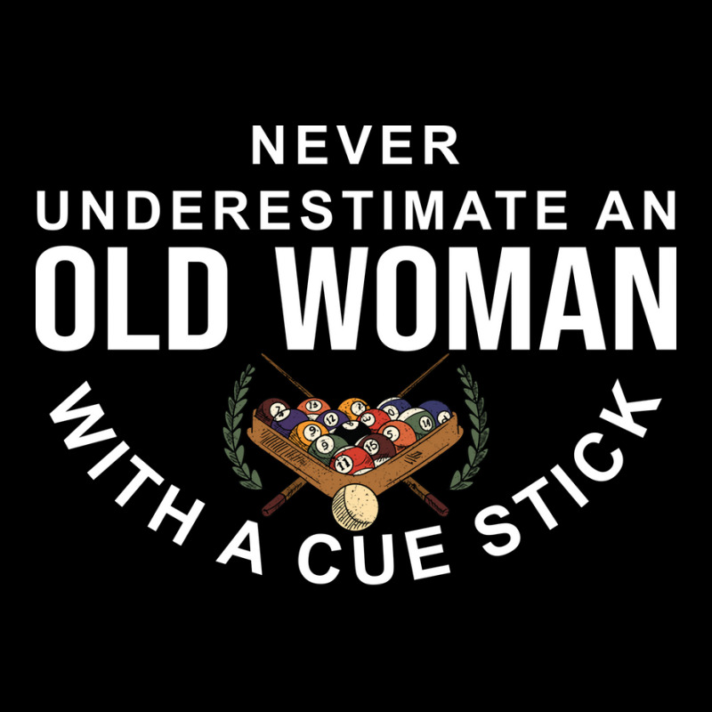 Never Underestimate An Old Woman With A Cue Stick Men's Long Sleeve Pajama Set by rspdjobc | Artistshot