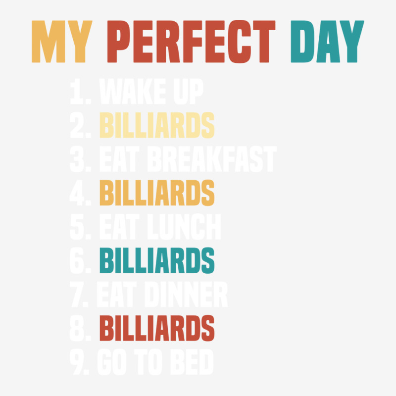 My Perfect Day Pool Billiards Player Graphic T-shirt | Artistshot