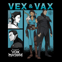 The Legend Of Vox Machina Vex & Vax Blocks Tank To V-neck Tee | Artistshot